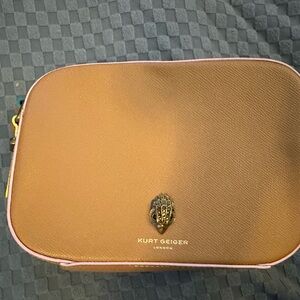 Kurt Geiger Brown Toiletry Bag